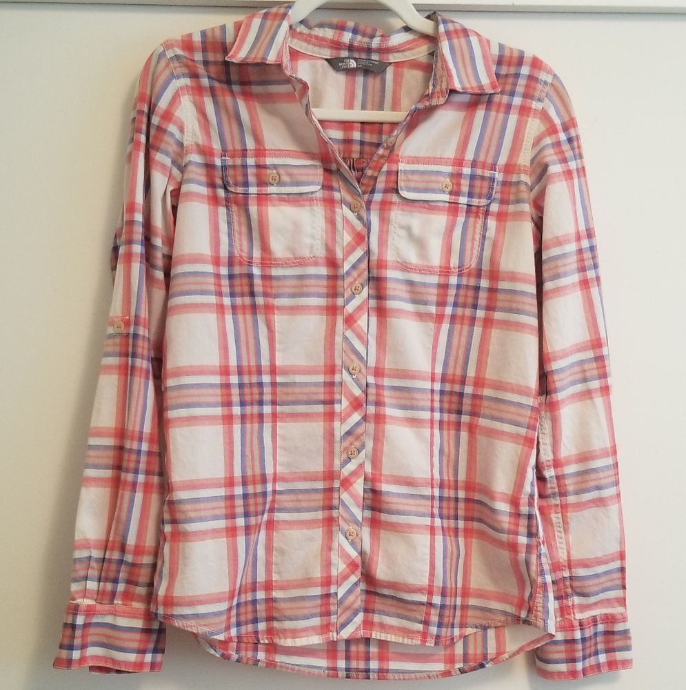 North Face Button Up Top